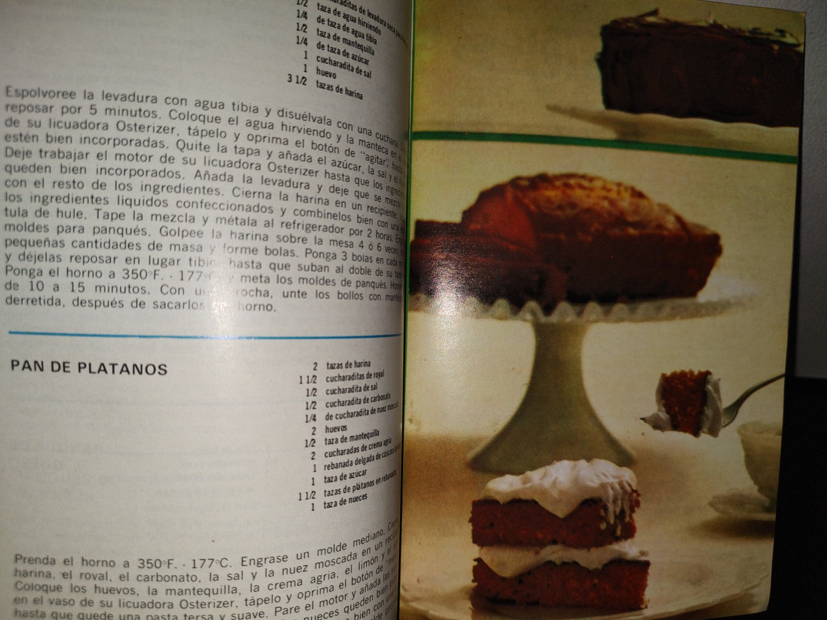 89- Recetario Vintage De Cocina Osterizer - 70'S