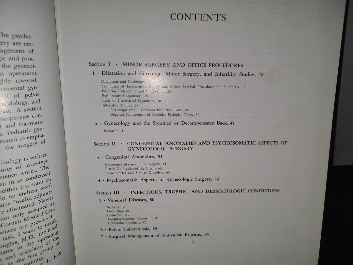 123- Cirugía Ginecológica Y Urología. Gynecologic Surgery And Urology - Thomas L. Ball - The Mosby Company - 1963
