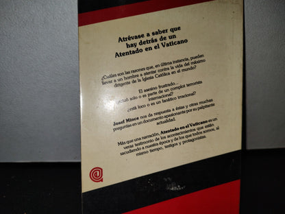 54- Atentado En El Vaticano - Josef Mince - Primera Edición 1981