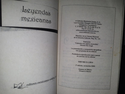 84- Leyendas Mexicanas - Editores Mexicanos Unidos - Primera Edición 2001