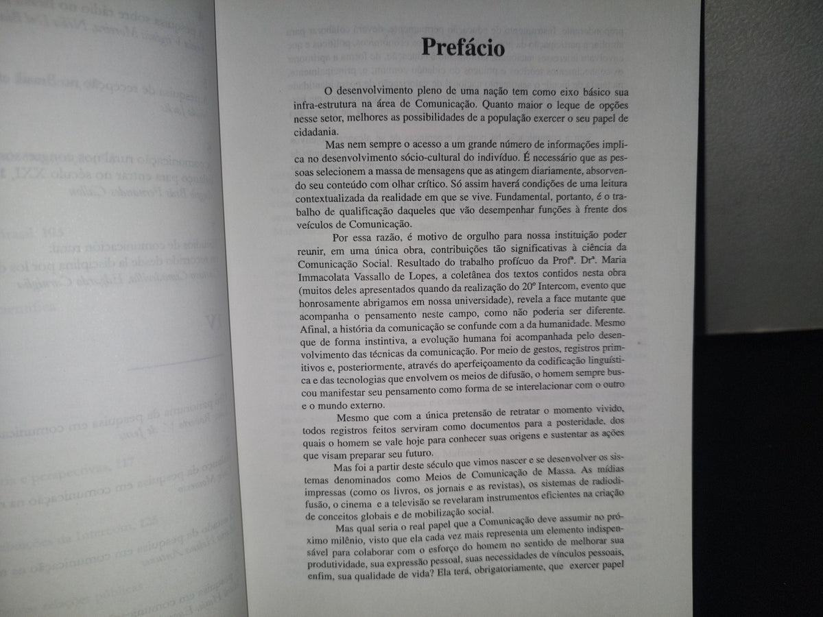 214- Vinte Anos De Ciências Da Comunicação No Brasil. Avalição E Perspectivas - Santos, 1999