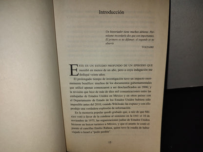 143- Boicot. El Pleito De Echeverría Con Israel - Ariela Katz Gugenheim - Cal Y Arena. 1A. Ed. 2019