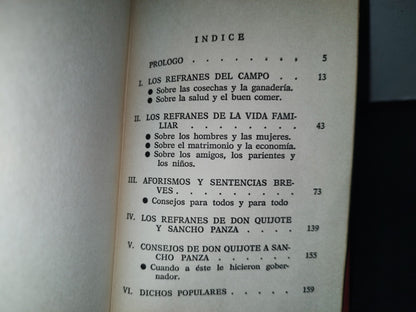219- Citas Y Refranes Célebres. Editorial Bruguera, S. A. Edición Especial: Enero, 1973