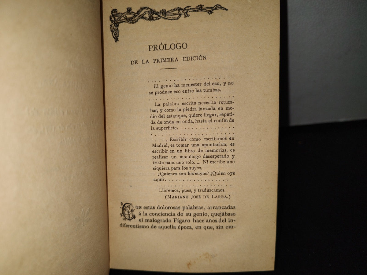 64- Cosas Que Fueron. Cuadros De Costumbres - Pedro A. De Alarcón - 1903