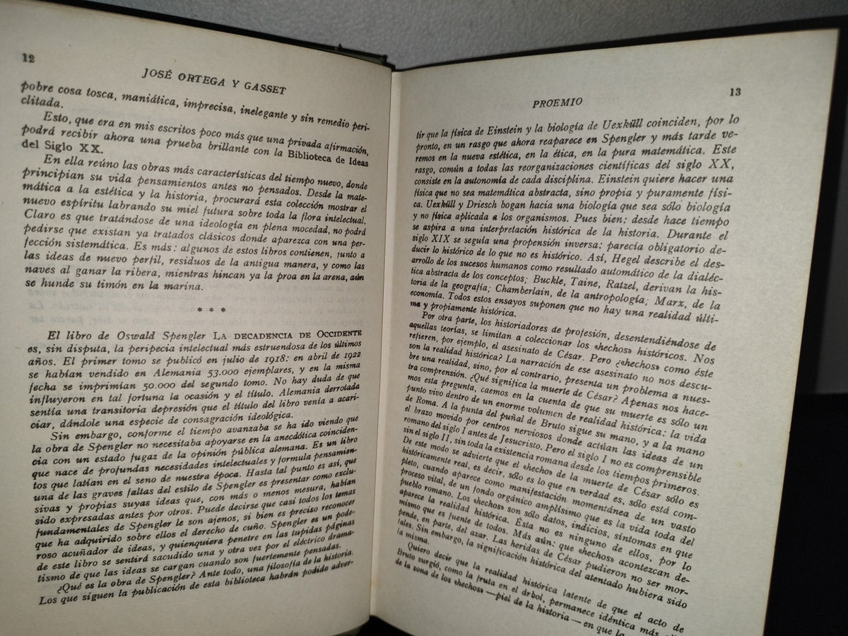 92- La Decadencia De Occidente. Bosquejo De Una Morfología De La Historia Universal - Oswald Spengler - Espasa-Calpe, S. A. 1966