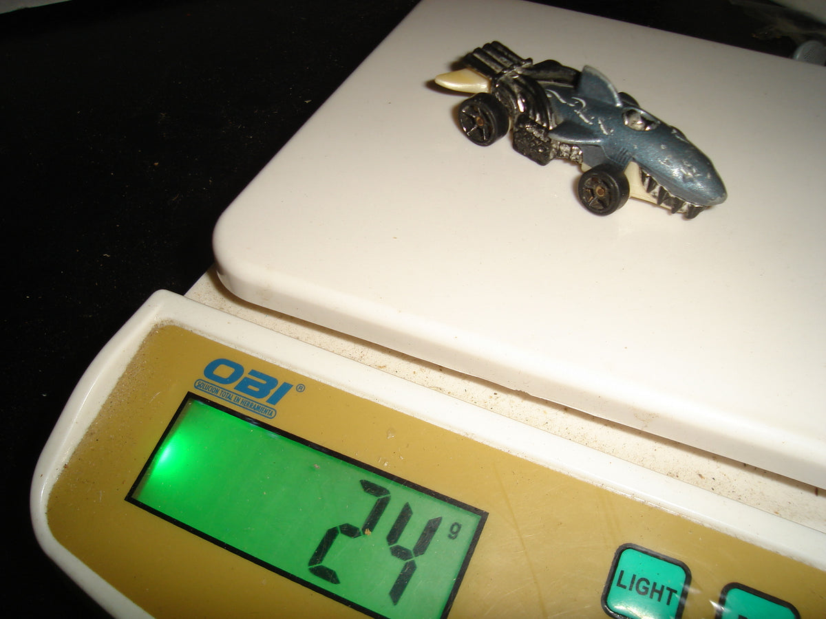 A2- Carrito Vintage Tiburón, Hot Wheels - 1986