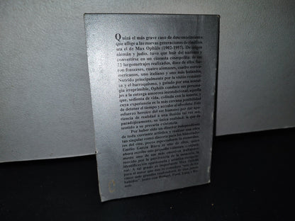 68- Max Ophüls - Emilio García Riera - Universidad De Guadalajara - Primera Edición 1988