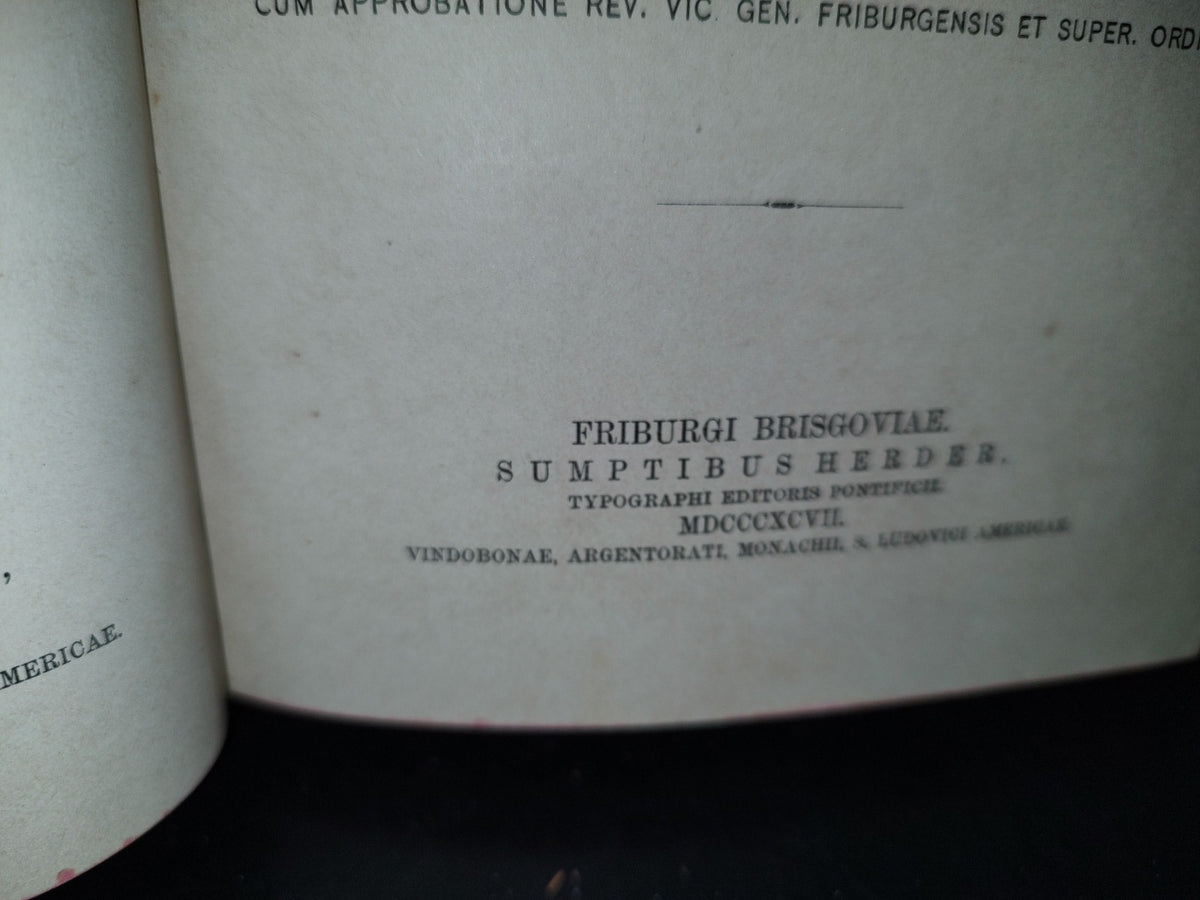63- Latín. Institutiones Philosophiae Naturalis - S. Thomae Aquinatis, Volumen I - 1897