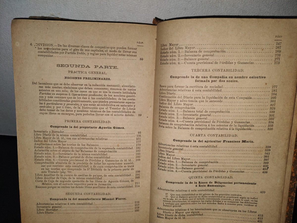 32- Curso Completo De Teórico-Práctico Y Original De Teneduría De Libros Por Partida Doble - 1900