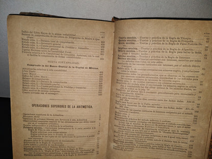 32- Curso Completo De Teórico-Práctico Y Original De Teneduría De Libros Por Partida Doble - 1900