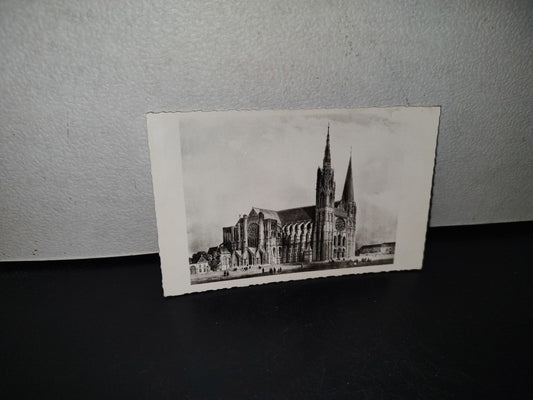 A10C1-2- Tarjeta Postal Catedral De Chartres - 70'S