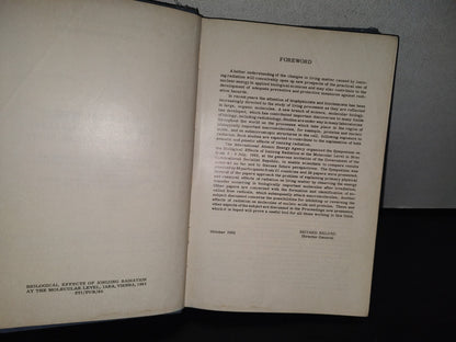 85- Biological Effects Of Ionizing Radiation At The Molecular Level. International Atomic Energy Agency - Vienna, 1962
