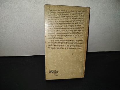 199- Sociólogos Y Sociología - Carlos Moya - Siglo Veintiuno Editores - Primera Edición 1970