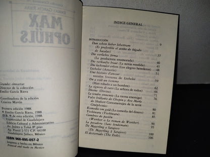 68- Max Ophüls - Emilio García Riera - Universidad De Guadalajara - Primera Edición 1988