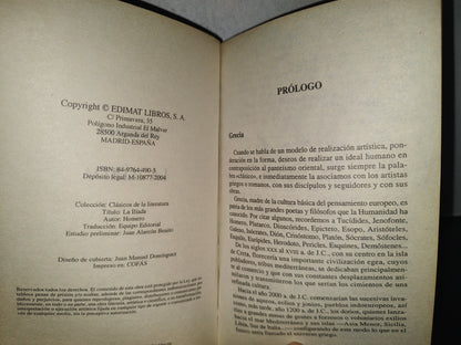 196- La Ilíada. Homero - Edimat Libros, S. A. - 2004
