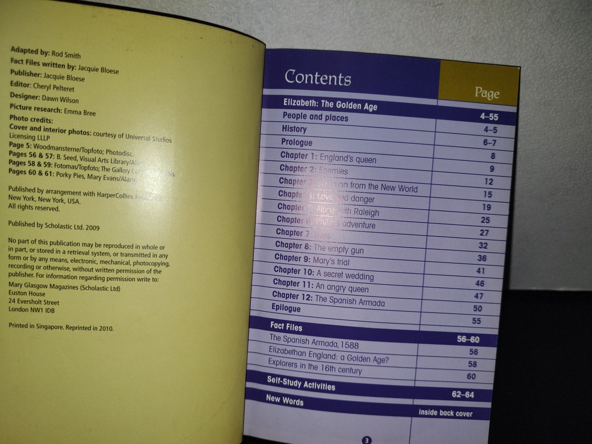 158- Elizabeth: The Golden Age - Scholastic. Level 3. - 2010