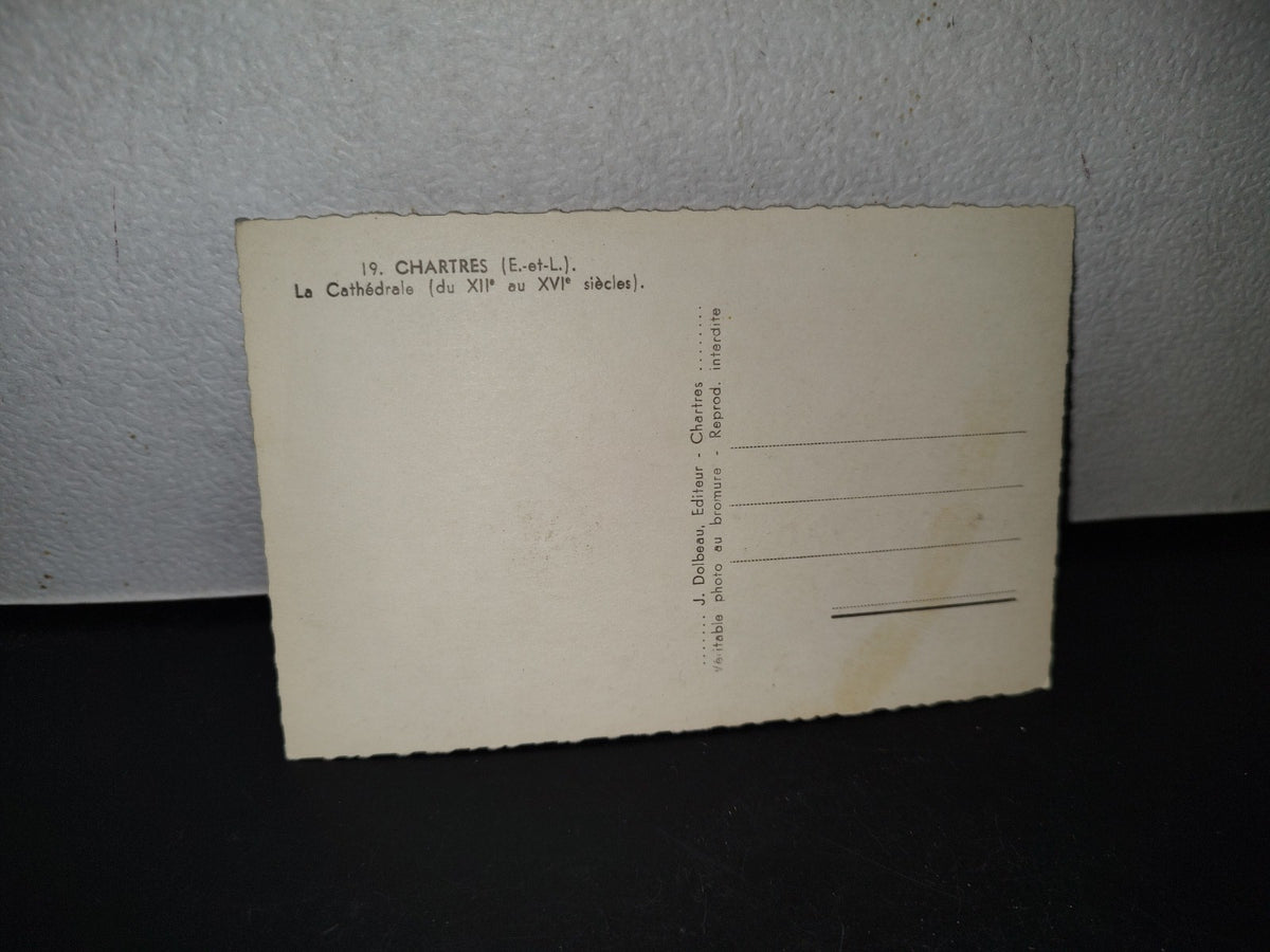 A10C1-2- Tarjeta Postal Catedral De Chartres - 70'S