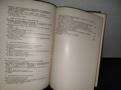 85- Biological Effects Of Ionizing Radiation At The Molecular Level. International Atomic Energy Agency - Vienna, 1962