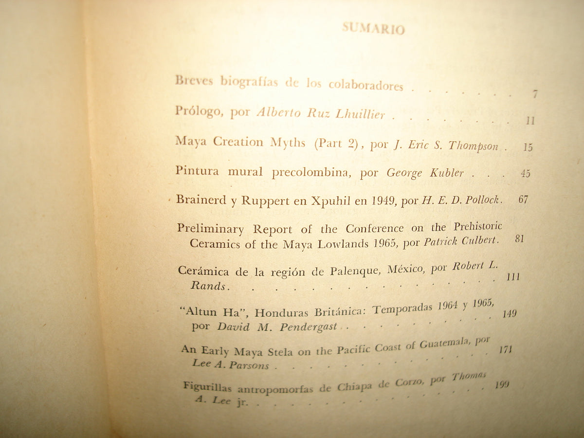 171- Estudios De Cultura Maya. Volumen Vi. Primera Edición: 1967