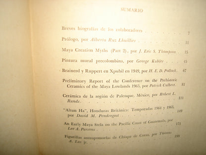 171- Estudios De Cultura Maya. Volumen Vi. Primera Edición: 1967
