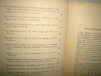 171- Estudios De Cultura Maya. Volumen Vi. Primera Edición: 1967