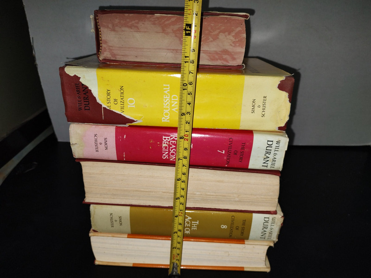 180- The Story Of Civilization - Will Durant. Simon And Schuster. The Complete Collection. 1963