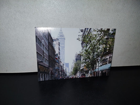 A10C1-2- Fotografía Vintage De La Ciudad De México. Torre Latinoamericana Al Fondo - 90'S