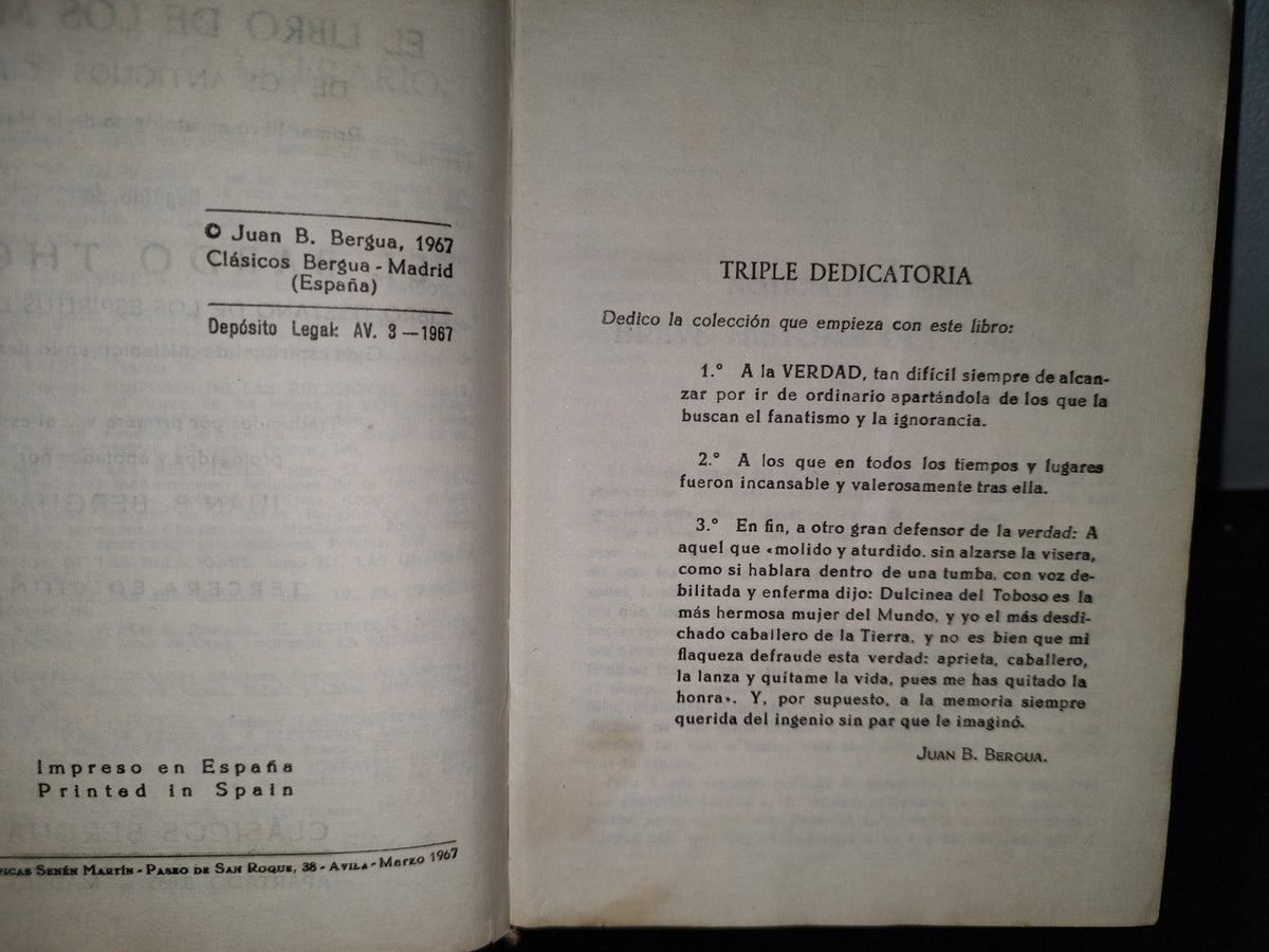 65- El Libro De Los Muertos De Los Antiguos Egipcios, Seguido De El Bardo Thodol. Libro Tibetano De Los Espíritus Del Más Allá - Clásicos Bergua, 1967