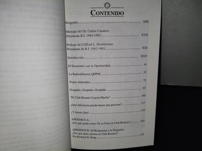 143- Frank Habla. Cómo Puedes Ser Tú Hacer La Diferencia... Frank J. Devlyn. Rotatory International