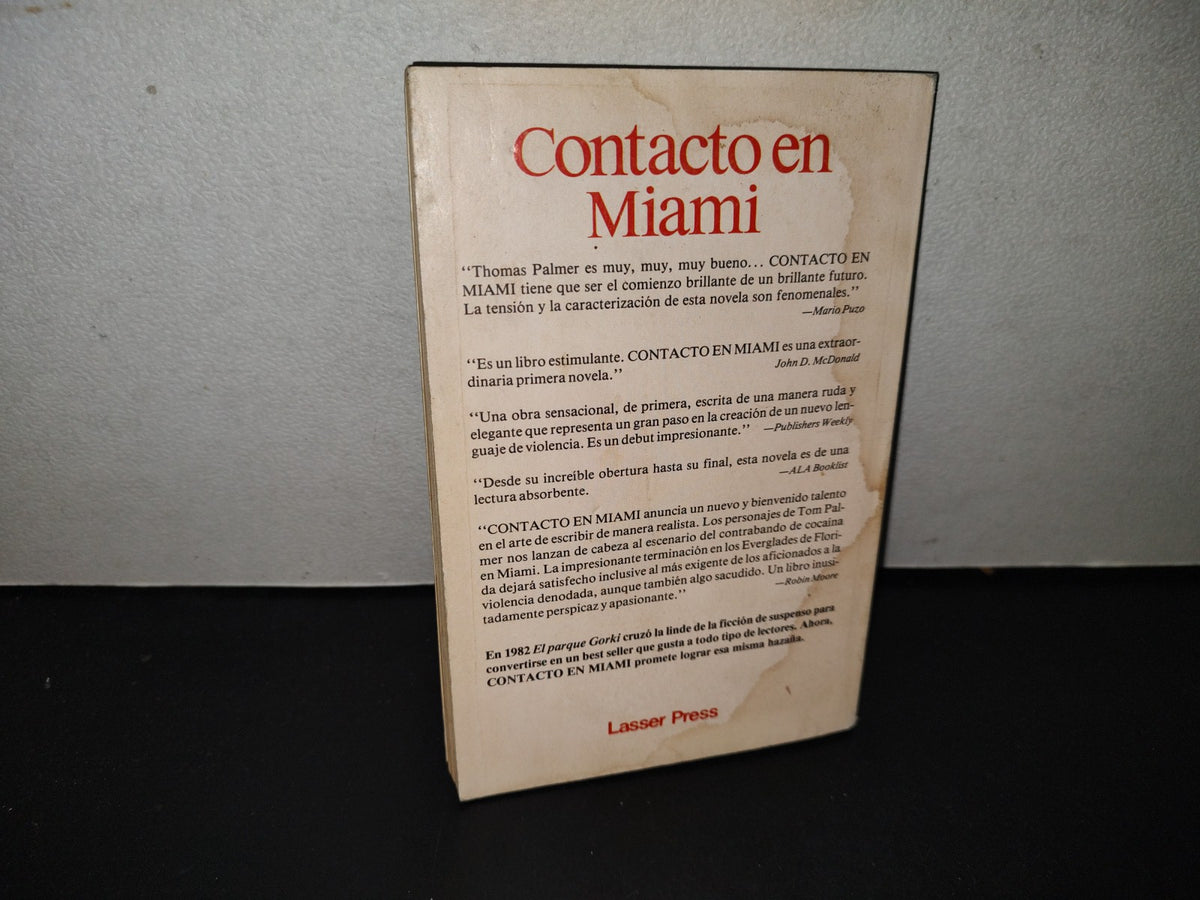 158- Contacto En Miami - Thomas Palmer - Lasser Press Mexicana, 1987