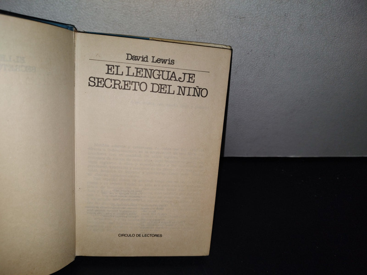 80- El Lenguaje Secreto Del Niño - David Lewis