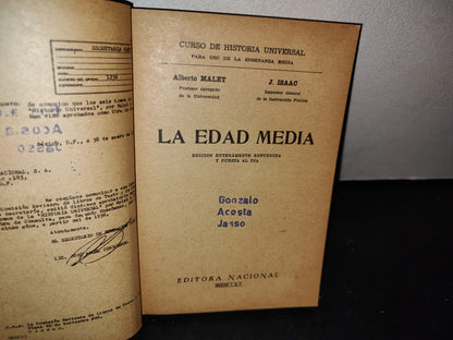 50- La Edad Media - Alberto Malet, Carlos Maquet - 1973