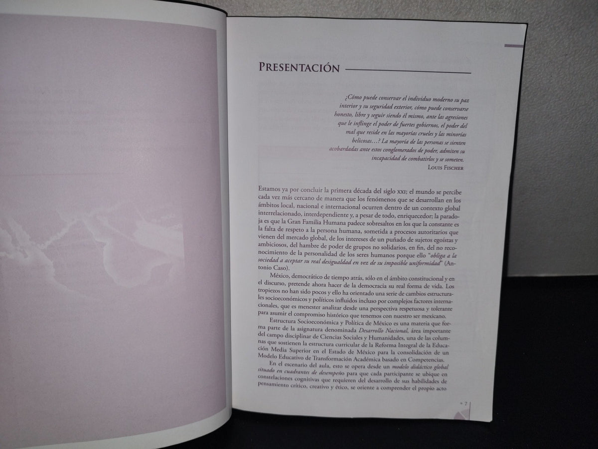 151- Estructura Socioeconómica Y Política De México - Marcelino Trujillo Méndez - Editorial Esfinge. Primera Edición: 2009