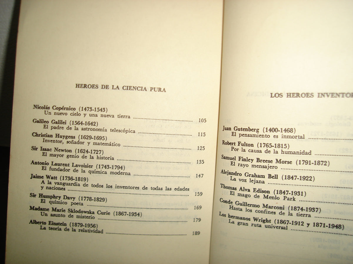 8- 34 Biografías De Científicos Y Exploradores - Cottler y Jaffee - Libro Mex Editores