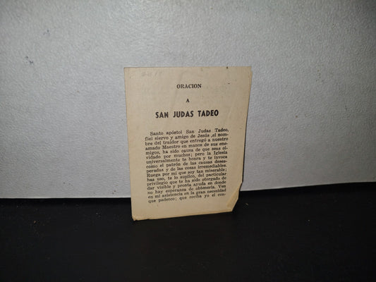 A10C1-2- Hoja De Oración A San Judas Tadeo - 50'S
