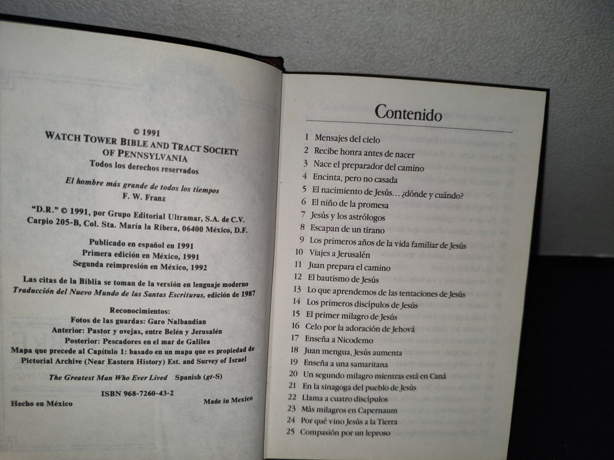179- Watchtower. El Hombre Más Grande De Todos Los Tiempos - 1992