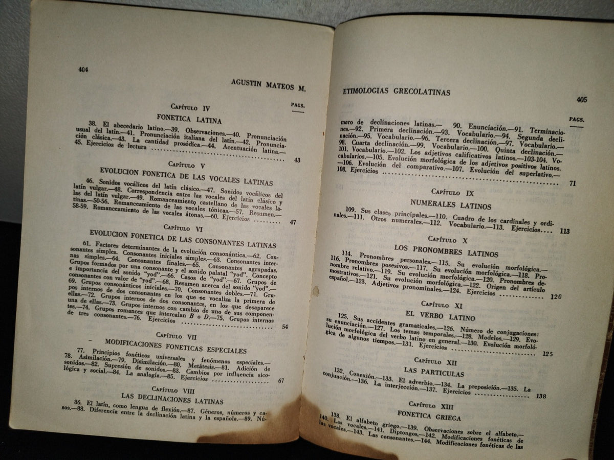 202- Etimologías Grecolatinas Del Español - Agustín Mateos M.