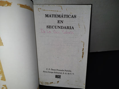 87-2- Matemáticas En Secundaria - C. P. Óscar Pruneda Portilla