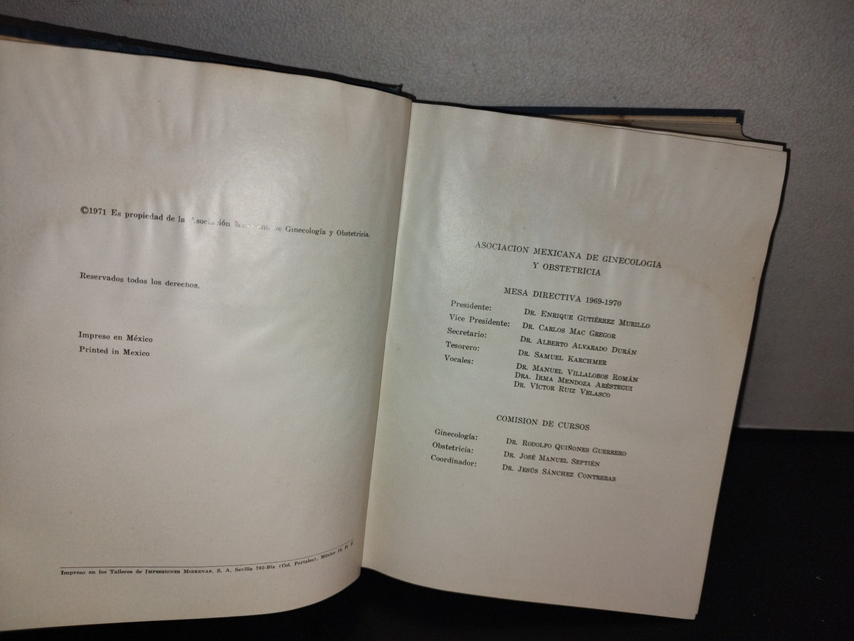 114- Actualidades En Ginecología Y Obstetricia - México 1970