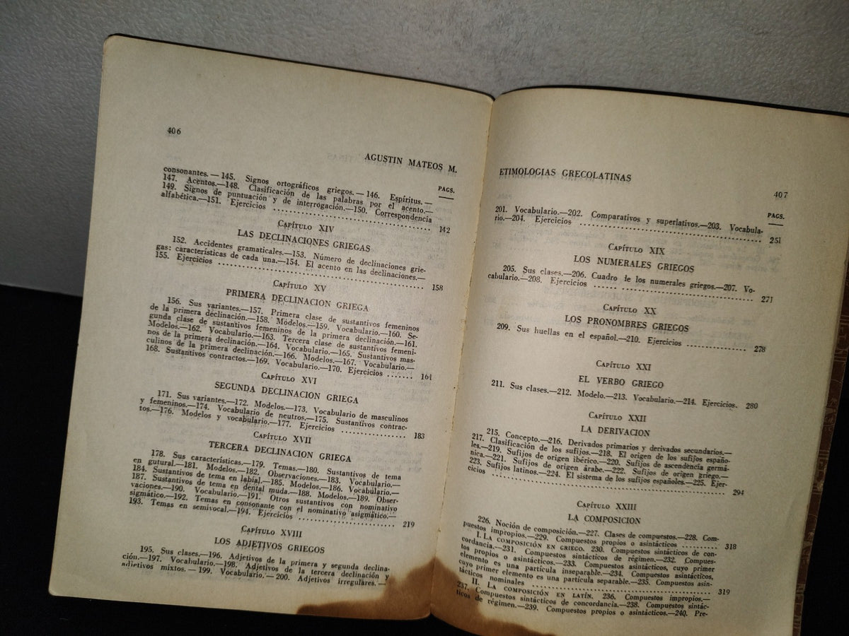 202- Etimologías Grecolatinas Del Español - Agustín Mateos M.