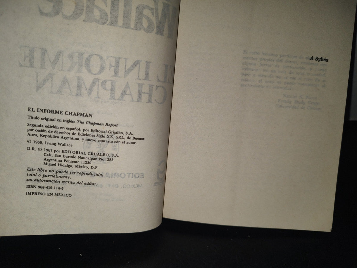 93- El Informe Chapman - Irving Wallace - 1967