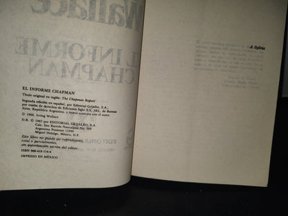 93- El Informe Chapman - Irving Wallace - 1967