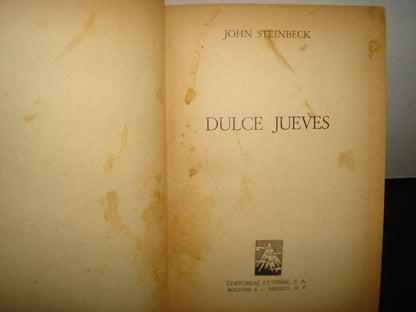 23- Dulce Jueves - John Steinbeck - 1955