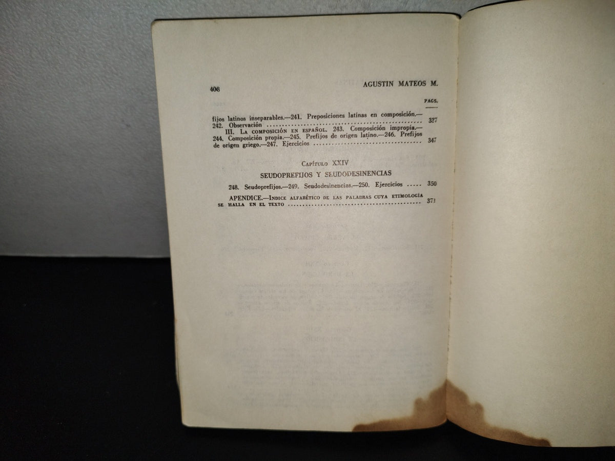 202- Etimologías Grecolatinas Del Español - Agustín Mateos M.
