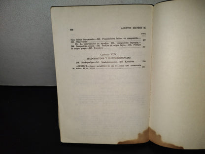 202- Etimologías Grecolatinas Del Español - Agustín Mateos M.