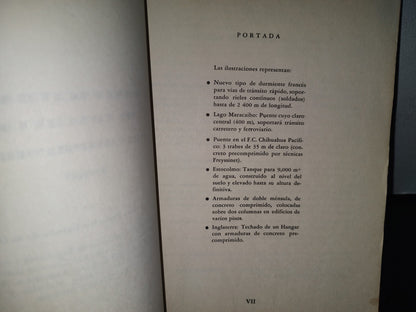 85- Manufacturas De Concreto Precomprimido 1960. Federico Barona De La O