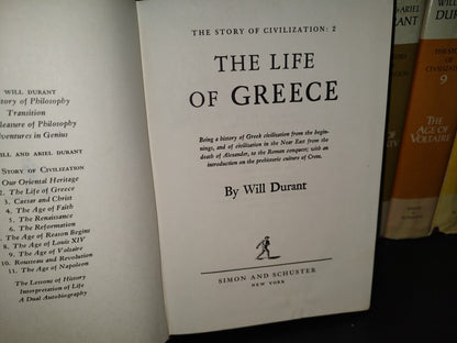 180- The Story Of Civilization - Will Durant. Simon And Schuster. The Complete Collection. 1963