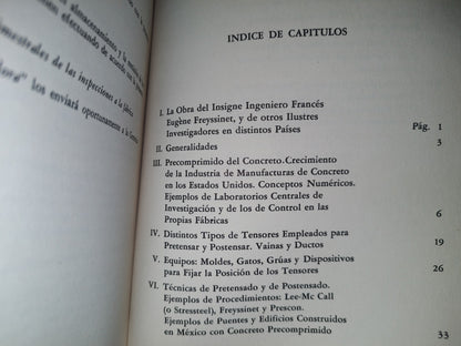 85- Manufacturas De Concreto Precomprimido 1960. Federico Barona De La O