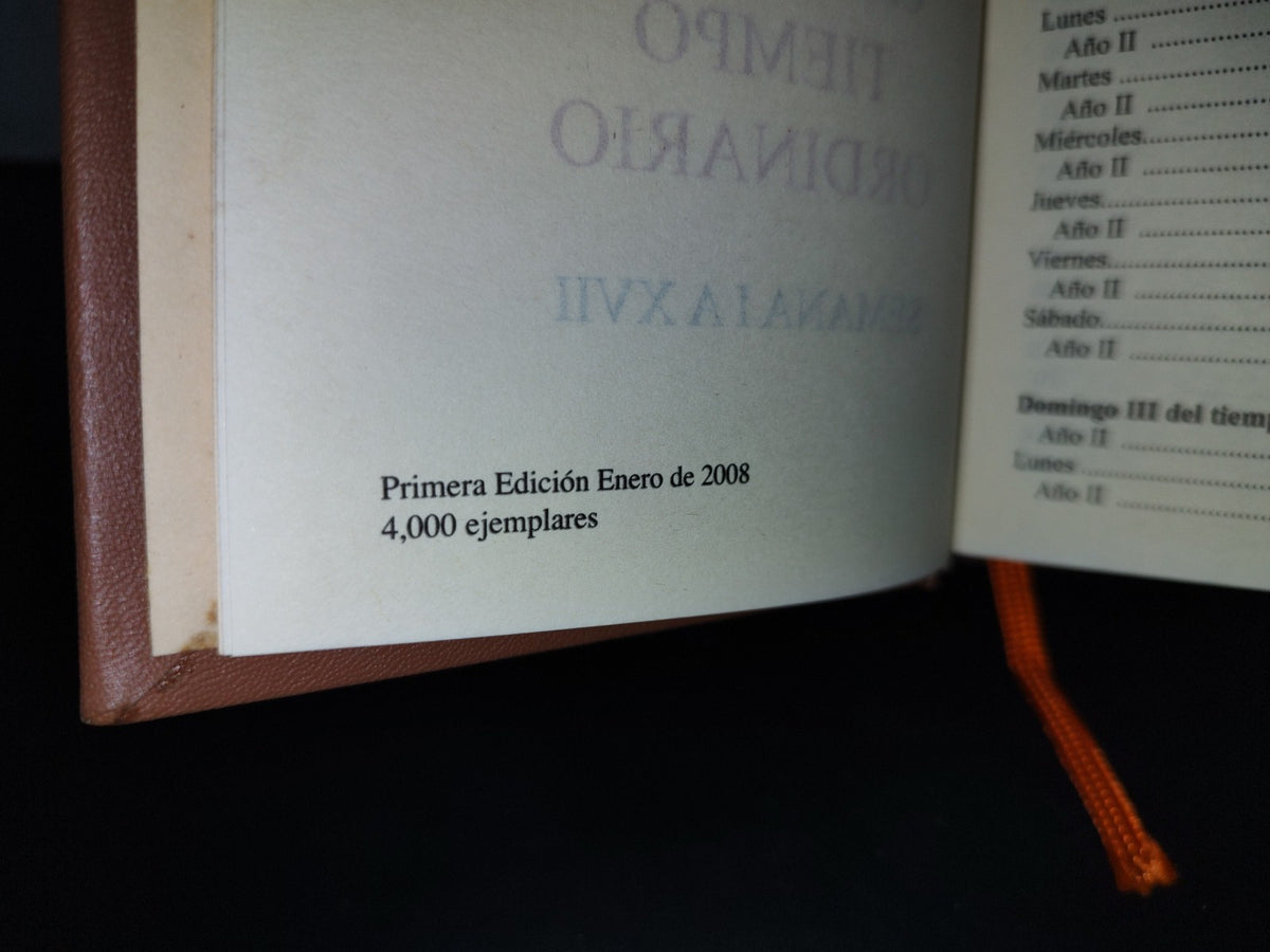66- Oficio De Lecturas Patrísticas. Ciclo Bienal. Tiempo Ordinario. Semana I A Xvii - Primera Edición 2008