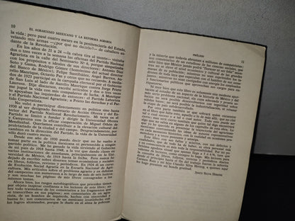 195- Vida Y Pensamiento De México. El Agrarismo Mexicano Y La Reforma Agraria. Exposición Y Crítica - Jesús Silva Herzog - Fondo De Cultura Económica, 1964